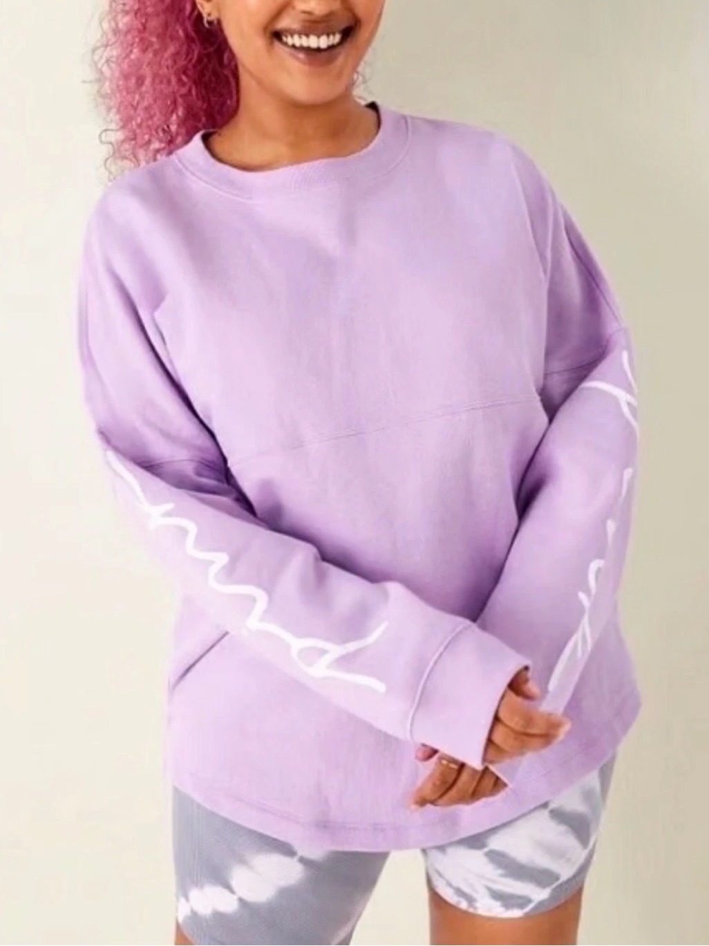 Victoria’s Secret Pink Lavender Crewneck Sweatshirt